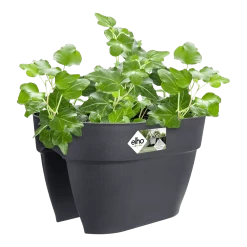 Elho Balkonbak Vibia Campana Bridge 40cm - Antraciet 9 Elho Balkonbak Vibia Campana Bridge 40cm - Antraciet -Huisdecoratie balkonbak vibia campana bridge 40cm antraciet balkonbak antraciet 3 1