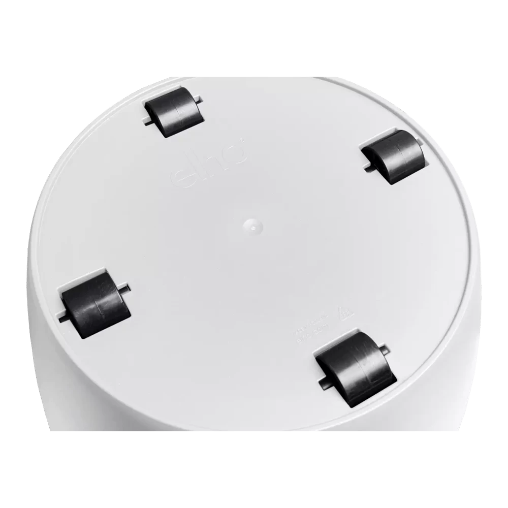 Bloempot Elho Brussels Rond 35cm - Met Wielen - Wit - Afbeelding 4