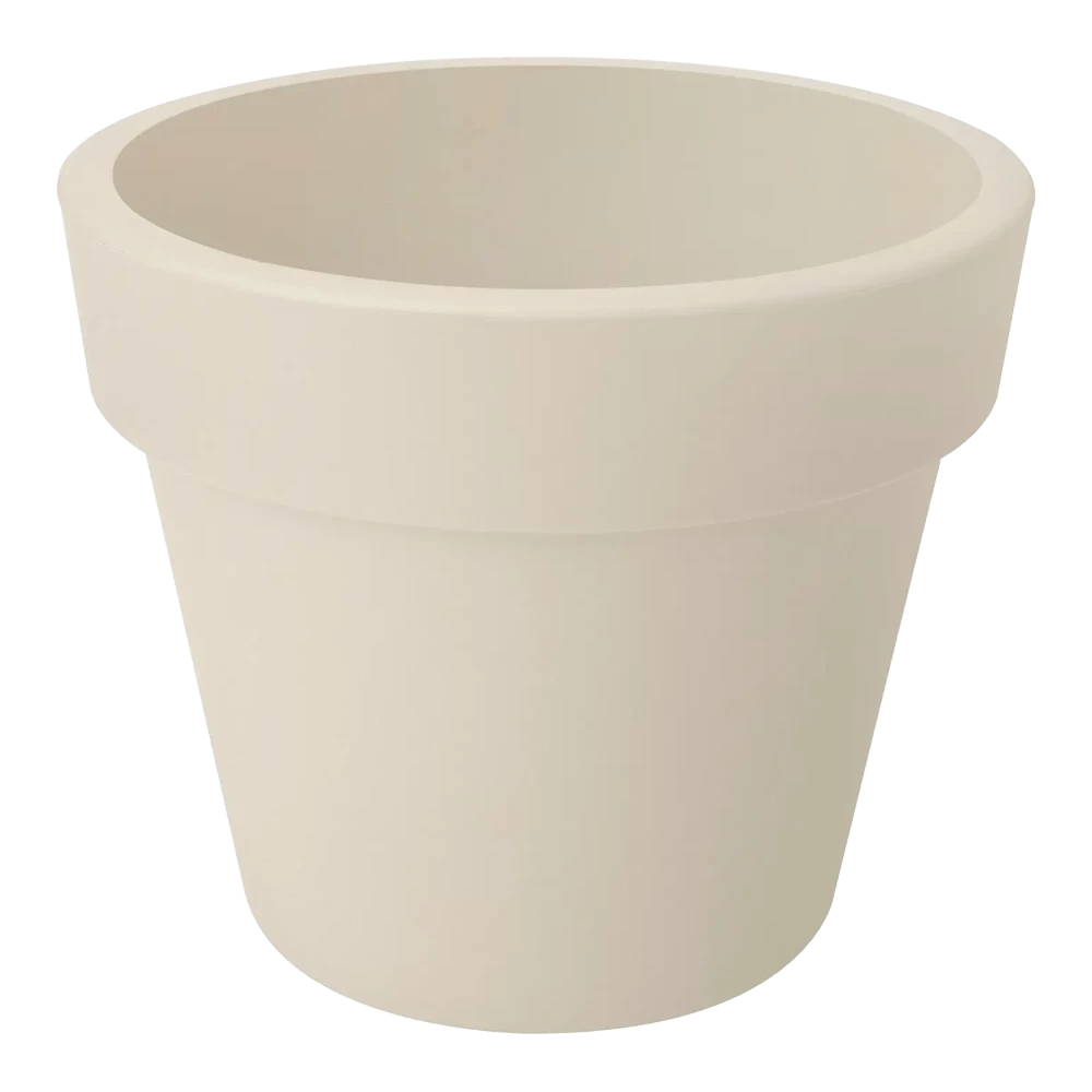Bloempot Elho Green Basics Top Planter 40cm - Katoen Wit