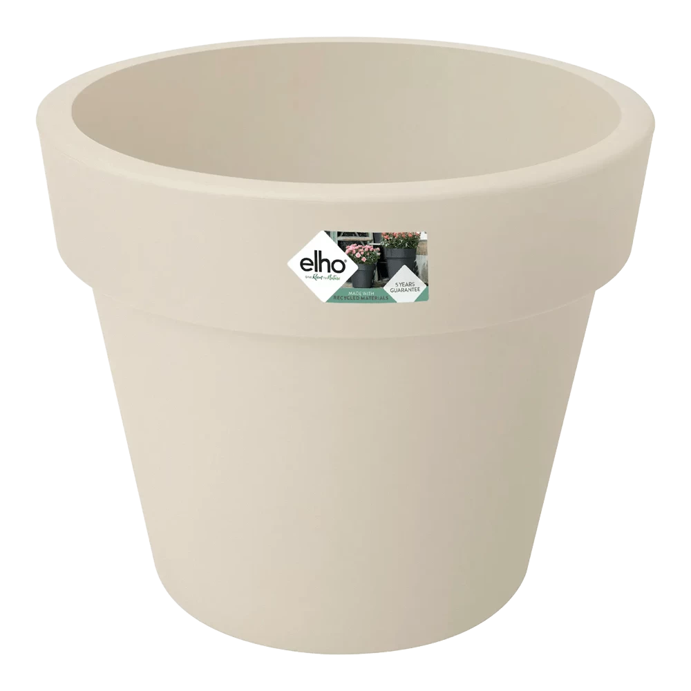 Bloempot Elho Green Basics Top Planter 40cm - Katoen Wit - Afbeelding 2