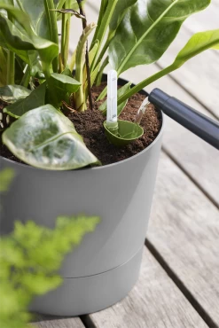 Bloempot Elho Greensense Aqua Care Rond - D43 X H34cm - Licht Beton -Huisdecoratie bloempot elho greensense aqua care rond d43 x h34cm licht beton bloempot 6 2