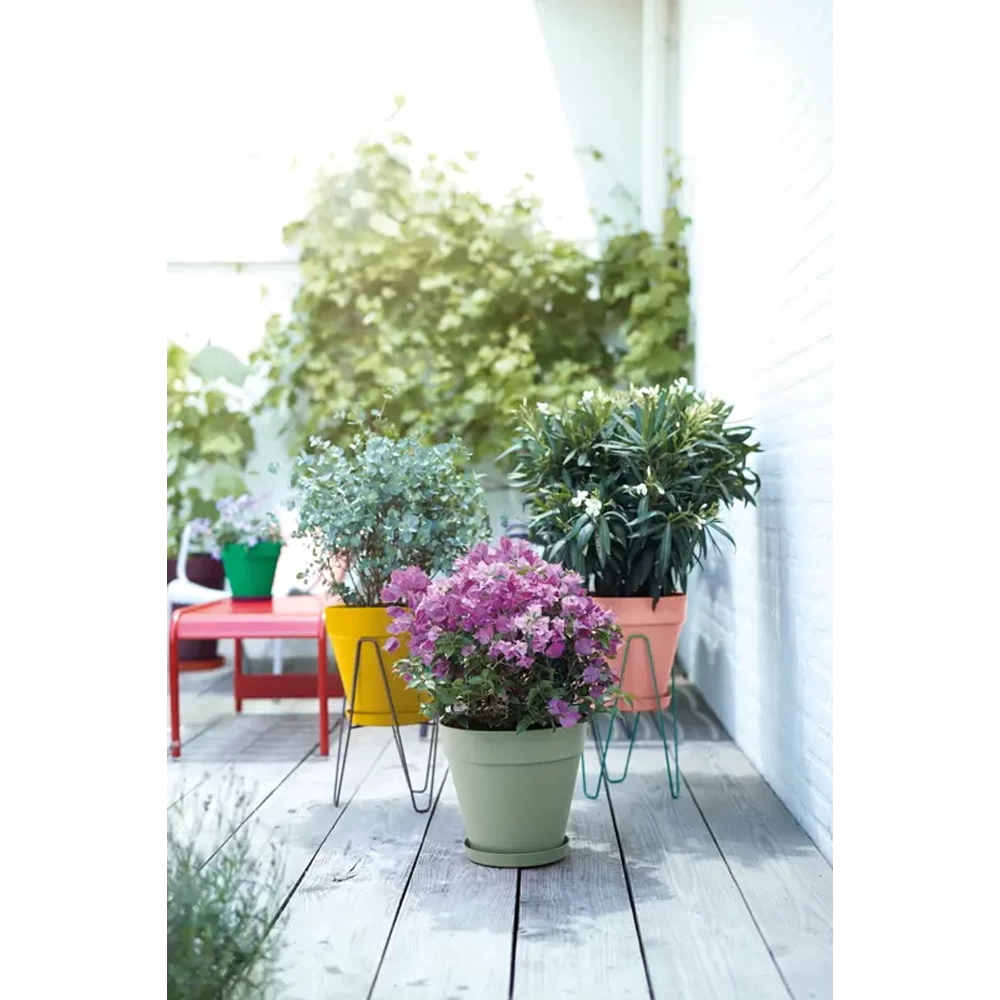 Bloempot Elho Loft Urban Rond 30cm - Pistache Groen - Afbeelding 4