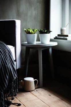 Bloempot Elho Brussels Diamond Rond 25cm - Wit -Huisdecoratie brussels diamond rond 25cm bloempot wit 7 20