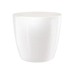 Bloempot Elho Brussels Diamond Rond 30cm - Wit