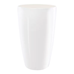 Bloempot Elho Brussels Diamond Rond Hoog 27cm - Wit