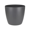 Bloempot Elho Brussels Rond 25cm - Antraciet -Huisdecoratie brussels rond 25cm bloempot antraciet 1 12