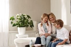 Bloempot Elho Brussels Rond 30cm - Wit -Huisdecoratie brussels rond 30cm bloempot wit 7 20