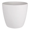 Bloempot Elho Brussels Rond 40cm - Met Wielen - Wit -Huisdecoratie elho brussels rond wielen 40 wit bloempot 1 7