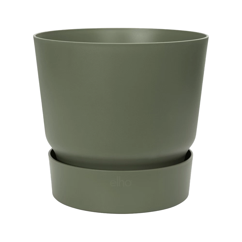 Elho Bloempot Greenville Rond 25cm - Bladgroen 3 Elho Bloempot Greenville Rond 25cm - Bladgroen