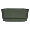 Bloembak Elho Greenville Terrace 60cm - Met Wielen - Bladgroen -Huisdecoratie greenville terrace trough 60cm wheels plantenbak bladgroen 1 8
