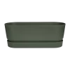 Bloembak Elho Greenville Terrace Long 50cm - Met Wielen - Bladgroen