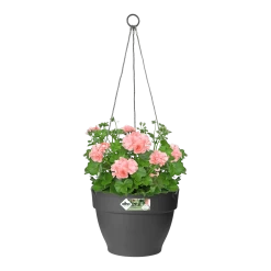 Elho Hangschaal Vibia Campana 26cm - Antraciet -Huisdecoratie hangschaal vibia campana 26cm antraciet hangpot antraciet 3 1
