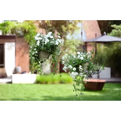 Elho Hangschaal Vibia Campana 26cm - Saliegroen -Huisdecoratie hangschaal vibia campana 26cm saliegroen hangpot saliegroen 4 1