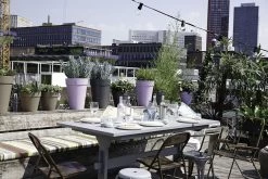 Bloempot Elho Loft Urban Rond Hoog 28cm - Antraciet -Huisdecoratie loft urban rond hoog 28 bloempot antraciet 6 15