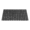 HAMAT Rubbere Ringmat Domino - 80x50cm - Zwart - Deurmat -Huisdecoratie rubbere ringmat domino 80x50cm zwart deurmat 1