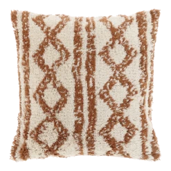 Unique Living Sierkussen Elliot - 45x45cm - Leather Brown