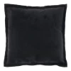 Unique Living Sierkussen Tatum - 45x45cm - Black -Huisdecoratie unique living sierkussen tatum 45x45cm black polyester 1 2