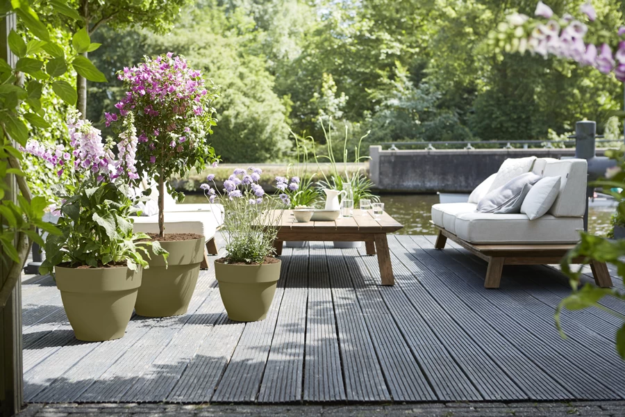 Bloempot Elho Vibia Campana Rond 55cm - Saliegroen 6 Bloempot Elho Vibia Campana Rond 55cm - Saliegroen - Afbeelding 4