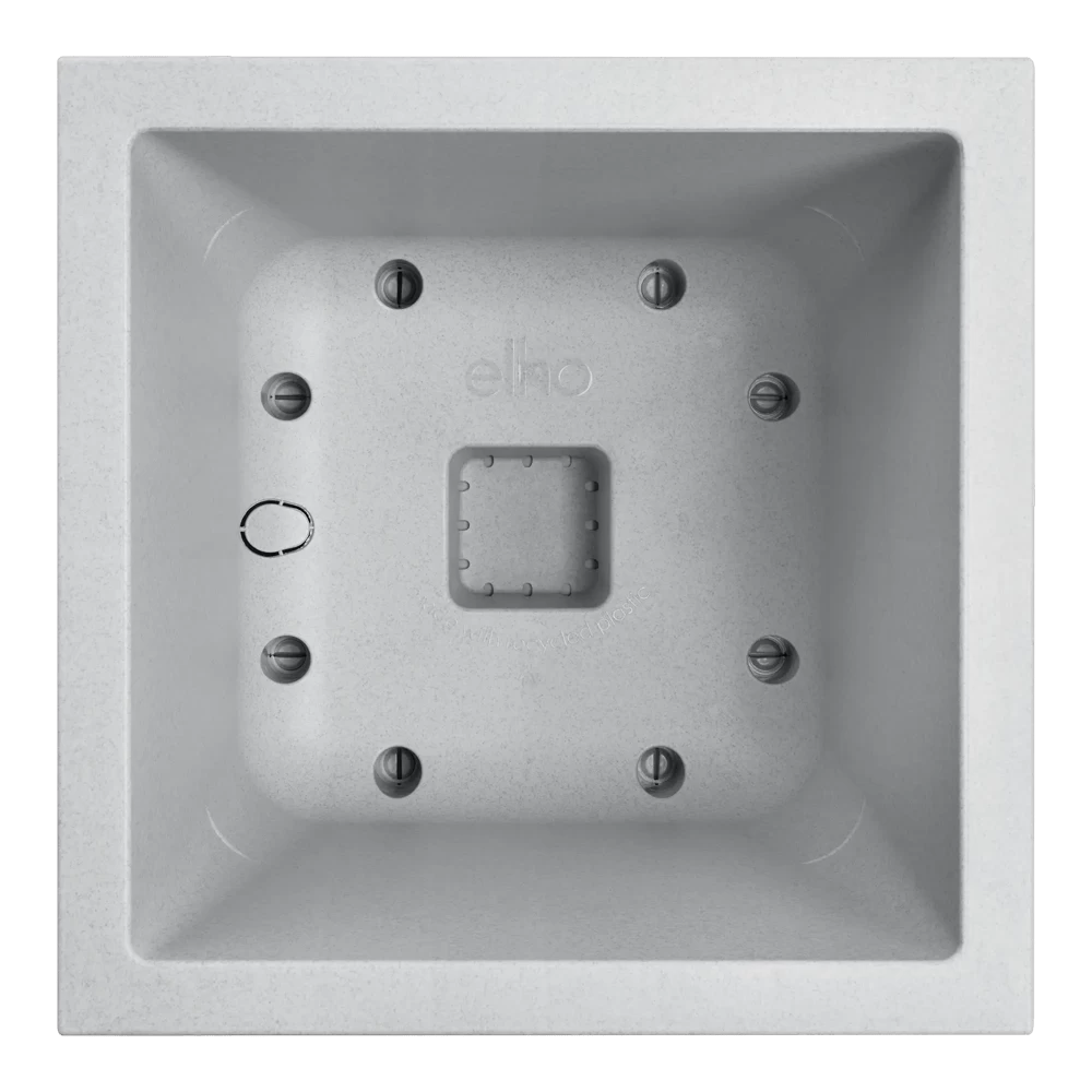 Elho Vivo Next Vierkant Wielen 30cm - Warm Grijs 5 Elho Vivo Next Vierkant Wielen 30cm - Warm Grijs - Afbeelding 3