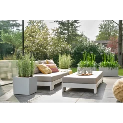 Elho Vivo Next Vierkant Wielen 30cm - Warm Grijs 15 Elho Vivo Next Vierkant Wielen 30cm - Warm Grijs -Huisdecoratie vivo next vierkant wielen 30cm warm grijs 7 1