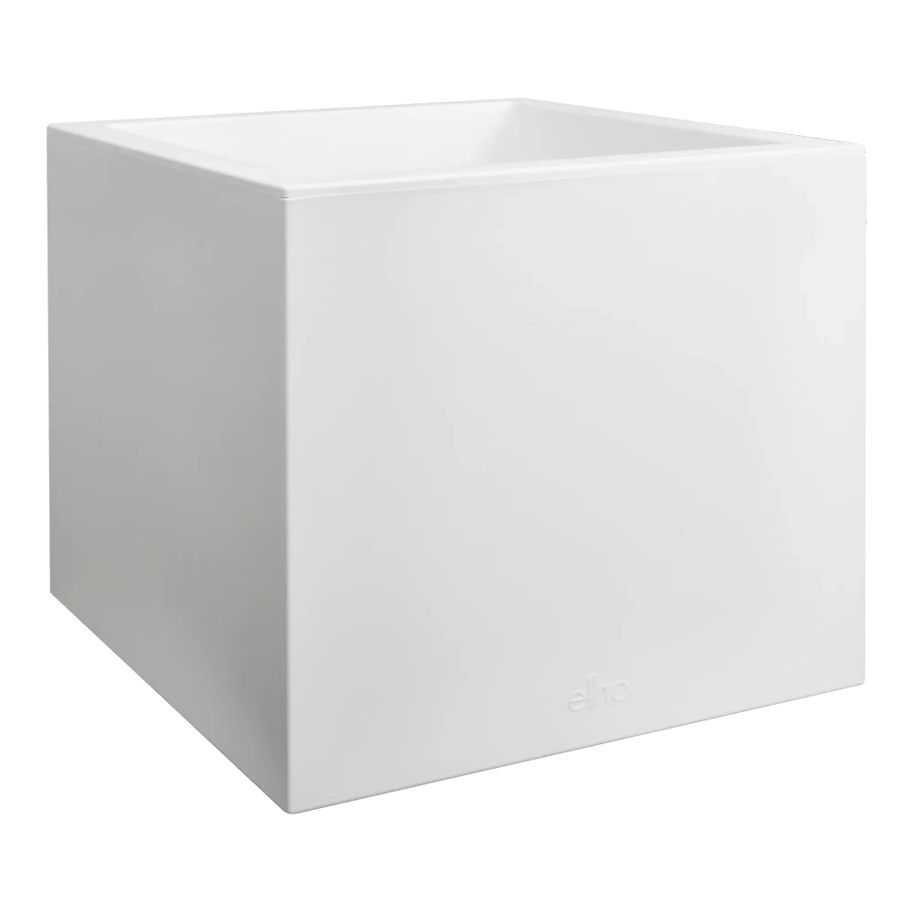 Elho Vivo Next Vierkant Wielen 30cm - Wit 4 Elho Vivo Next Vierkant Wielen 30cm - Wit - Afbeelding 2