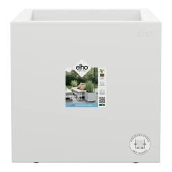 Elho Vivo Next Vierkant Wielen 40cm - Wit -Huisdecoratie vivo next vierkant wielen 40cm wit 4 1