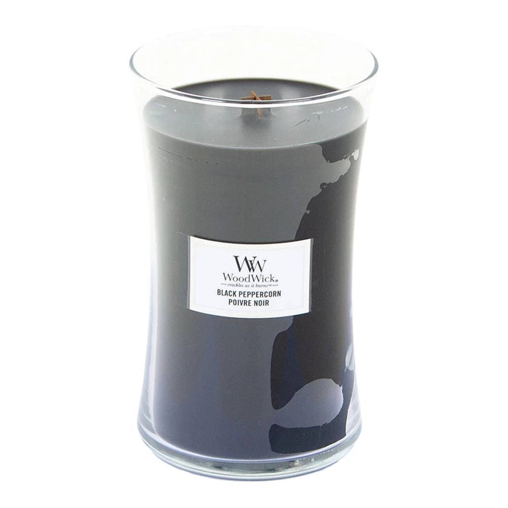 Woodwick Black Peppercorn Large Candle - Geurkaars - Afbeelding 2