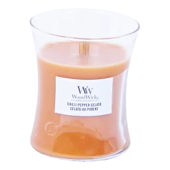 Woodwick Chili Pepper Gelato Medium Candle - Geurkaars -Huisdecoratie woodwick chili pepper gelato m candle geurskaars 2 4
