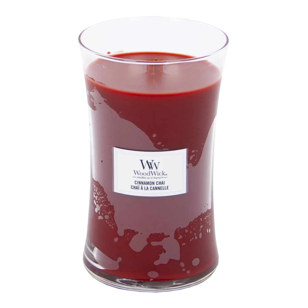 Woodwick Cinnamon Chai Large Candle - Geurkaars 4 Woodwick Cinnamon Chai Large Candle - Geurkaars - Afbeelding 2