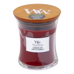 Woodwick Cinnamon Chai Medium Candle - Geurkaars