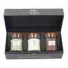 Woodwick Deluxe Gift Set Mini Jar Woody - Geurkaars -Huisdecoratie woodwick deluxe gift set mini jar woody geurkaars 1