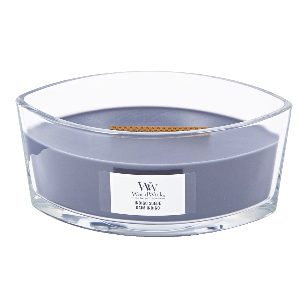 Woodwick Indigo Suede Ellipse Candle 4 Woodwick Indigo Suede Ellipse Candle - Afbeelding 2