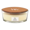 Woodwick Island Coconut Ellipse Candle - Geurkaars -Huisdecoratie woodwick island coconut ellipse candle geurskaars 1 3