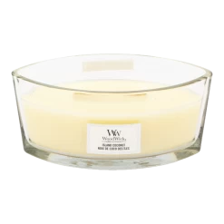 Woodwick Island Coconut Ellipse Candle - Geurkaars -Huisdecoratie woodwick island coconut ellipse candle geurskaars 2 3
