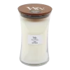 Woodwick Linen Large Candle - Geurkaars -Huisdecoratie woodwick linen large candle geurskaars 1 7