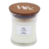 Woodwick Linen Medium Candle - Geurkaars -Huisdecoratie woodwick linen medium candle geurskaars 1 3