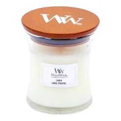 Woodwick Linen Mini Candle - Geurkaars