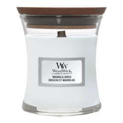 Woodwick Magnolia Birch Mini Candle - Geurkaars