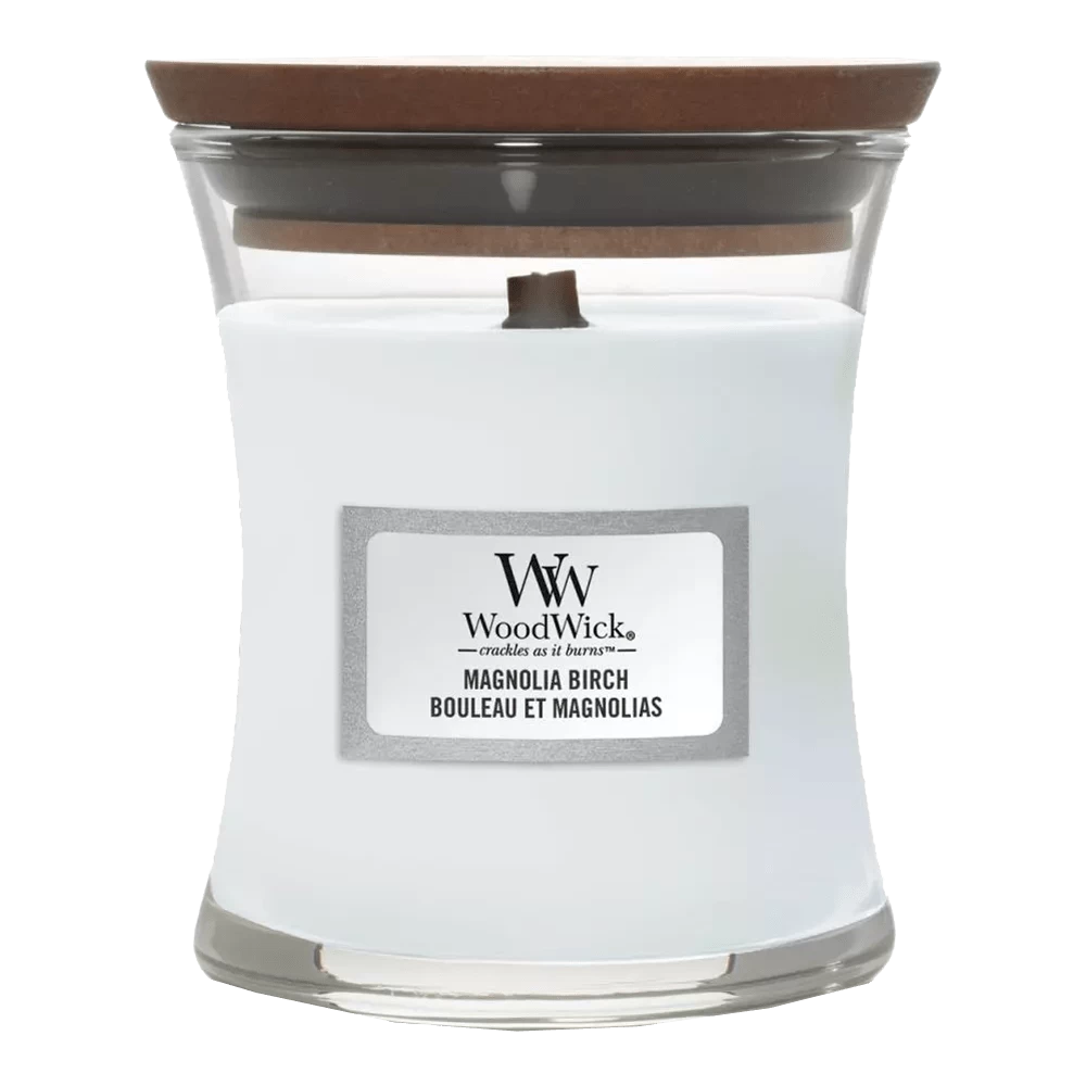 Woodwick Magnolia Birch Mini Candle - Geurkaars
