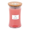Woodwick Melon & Pink Quartz Large Candle - Geurkaars -Huisdecoratie woodwick melon pink quartz l cande geurskaars 1 3
