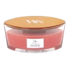 Woodwick Melon & Pink Quartz Ellipse Candle - Geurkaars -Huisdecoratie woodwick melon pink quartz xl candle geurskaars 1 3 1
