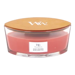 Woodwick Melon & Pink Quartz Ellipse Candle - Geurkaars