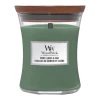 Woodwick Mint Leaves & Oak Medium Candle - Geurkaars -Huisdecoratie woodwick mint leaves oak medium candle geurkaars 1