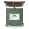 Woodwick Mint Leaves & Oak Mini Candle - Geurkaars -Huisdecoratie woodwick mint leaves oak mini candle geurkaars 1