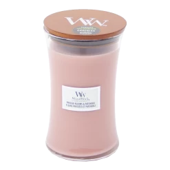 Woodwick Pressed Blooms & Patchouli Large Candle - Geurkaars