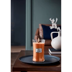Woodwick Pumpkin Praline Large Candle - Geurkaars 6 Woodwick Pumpkin Praline Large Candle - Geurkaars -Huisdecoratie woodwick pumpkin praline large candle geurkaars 2