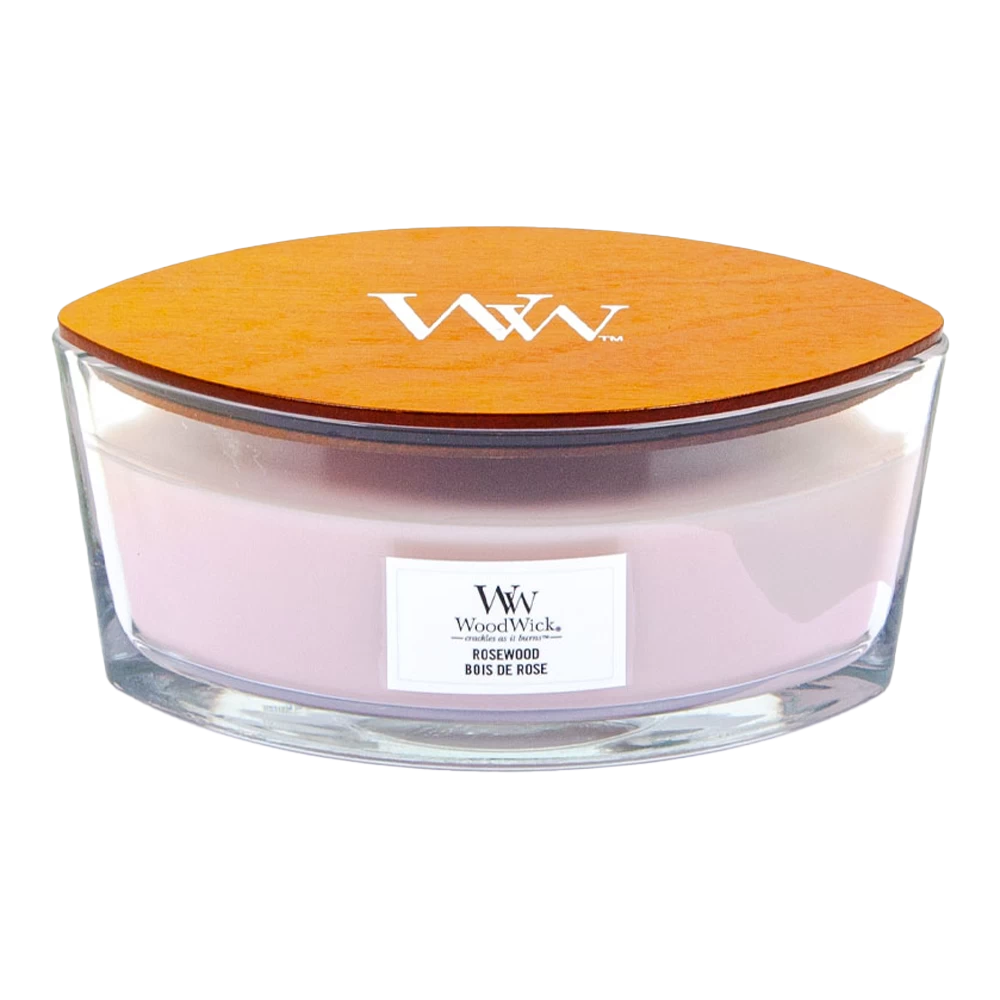 Woodwick Rosewood Ellipse Candle - Geurkaars 3 Woodwick Rosewood Ellipse Candle - Geurkaars