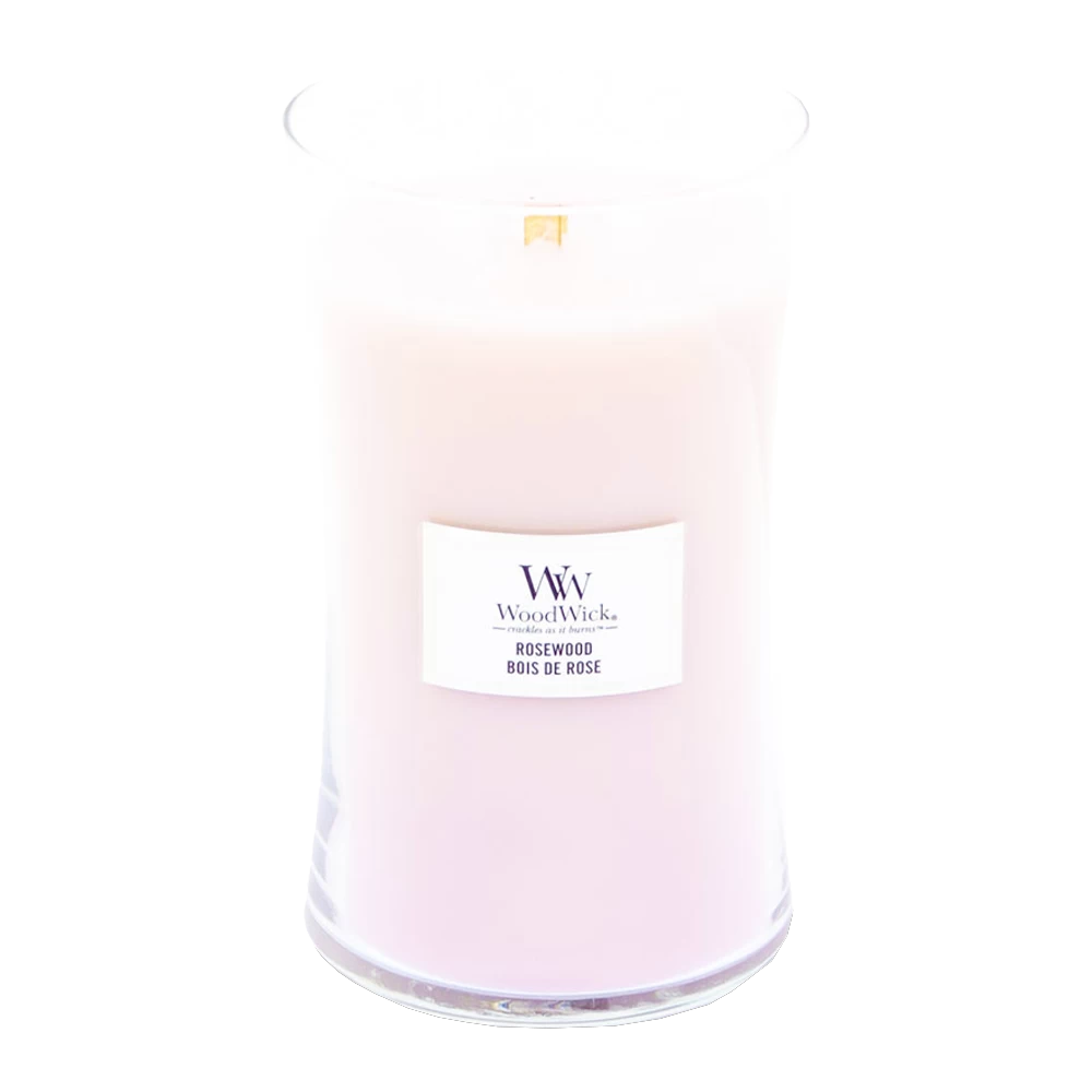 Woodwick Rosewood Large Candle - Geurkaars 3 Woodwick Rosewood Large Candle - Geurkaars - Afbeelding 2