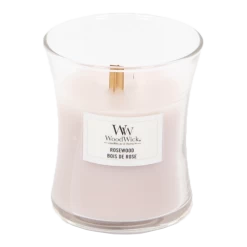 Woodwick Rosewood Mini Candle - Geurkaars -Huisdecoratie woodwick rosewood mini candle geurskaars 2 3