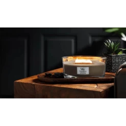 Woodwick Sand & Driftwood Ellipse Candle - Geurkaars -Huisdecoratie woodwick sand driftwood ellipse candle geurskaars 2